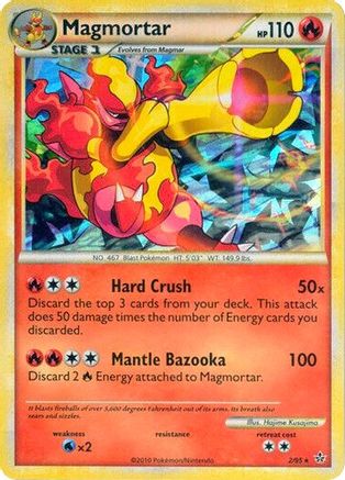 Magmortar - 2/95 (Cracked Ice Holo) 2 - Miscellaneous Cards & Products Holofoil