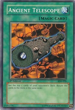 Ancient Telescope - SDK-039 - Starter Deck: Kaiba 1st Edition