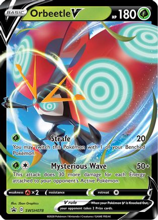 Orbeetle V SWSH078/307 - SWSH Black Star Promos Holofoil