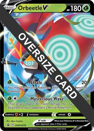 Orbeetle V - SWSH078 SWSH078 - Jumbo Cards Holofoil