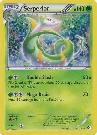 Serperior - 13/149 (Cosmos Holo) 13 - Blister Exclusives Holofoil