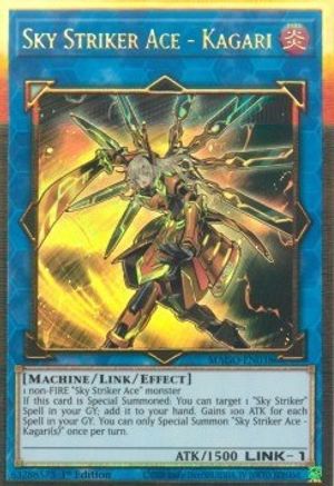 Sky Striker Ace - Kagari (MAGO-EN038) - Maximum Gold 1st Edition