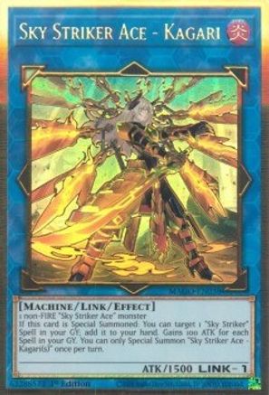 Sky Striker Ace - Kagari (Alternate Art) (MAGO-EN038) - Maximum Gold 1st Edition