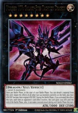 Number 107: Galaxy-Eyes Tachyon Dragon (MAGO-EN062) - Maximum Gold 1st Edition