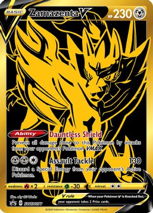 Zamazenta V - SWSH077 SWSH077/307 - SWSH Sword & Shield Promo Cards Holofoil