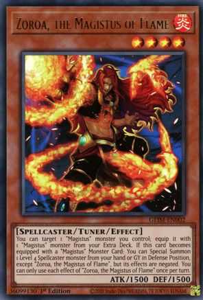 Zoroa, the Magistus of Flame (GEIM-EN002) - Genesis Impact 1st Edition