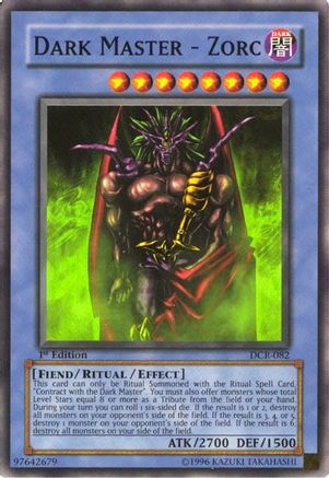 Dark Master - Zorc (DCR-082) - Dark Crisis 1st Edition