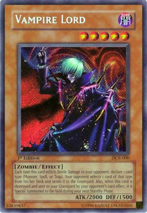 Vampire Lord (DCR-000) - Dark Crisis 1st Edition