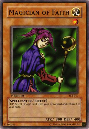 Magician of Faith (SDJ-017) - Starter Deck: Joey 1st Edition