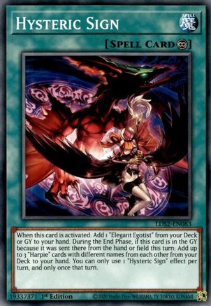 Hysteric Sign (LDS2-EN083) - Legendary Duelists: Season 2 1st Edition