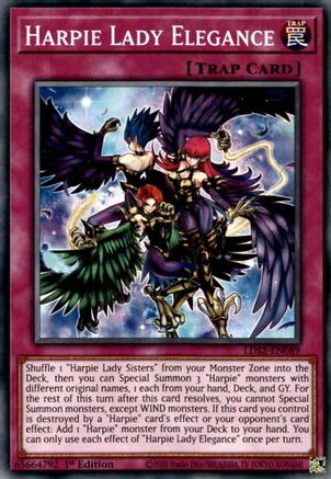 Harpie Lady Elegance (LDS2-EN089) - Legendary Duelists: Season 2 1st Edition