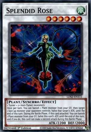 Splendid Rose (LDS2-EN111) - Legendary Duelists: Season 2 1st Edition