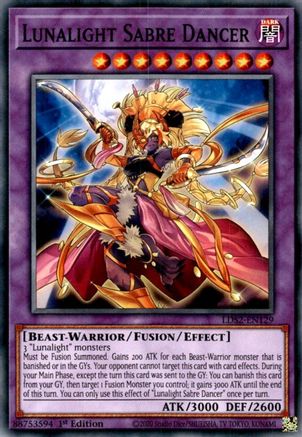 Lunalight Sabre Dancer (LDS2-EN129) - Legendary Duelists: Season 2 1st Edition