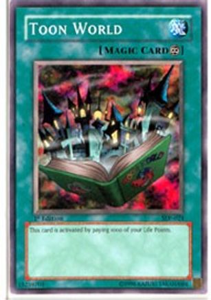 Toon World (SDP-024) - Starter Deck: Pegasus 1st Edition