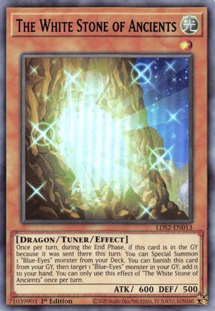 The White Stone of Ancients (Blue) (LDS2-EN013) - Legendary Duelists: Season 2 1st Edition