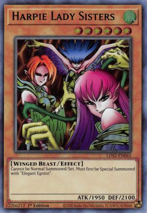 Harpie Lady Sisters (Green) (LDS2-EN065) - Legendary Duelists: Season 2 1st Edition
