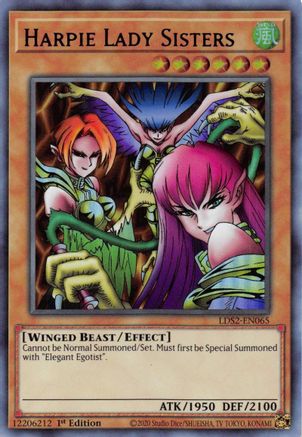 Harpie Lady Sisters (Purple) (LDS2-EN065) - Legendary Duelists: Season 2 1st Edition