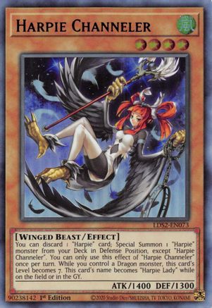 Harpie Channeler (Blue) (LDS2-EN073) - Legendary Duelists: Season 2 1st Edition