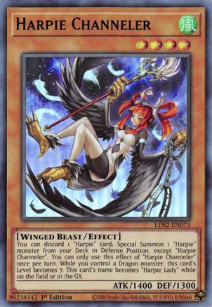 Harpie Channeler (Green) (LDS2-EN073) - Legendary Duelists: Season 2 1st Edition