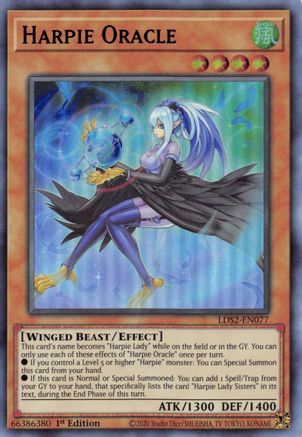 Harpie Oracle (Blue) (LDS2-EN077) - Legendary Duelists: Season 2 1st Edition