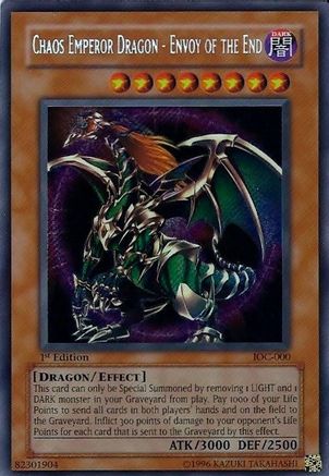 Chaos Emperor Dragon - Envoy of the End (IOC-000) - Invasion of Chaos 1st Edition