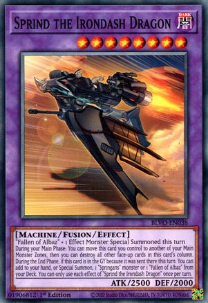 Sprind the Irondash Dragon (BLVO-EN038) - Blazing Vortex 1st Edition