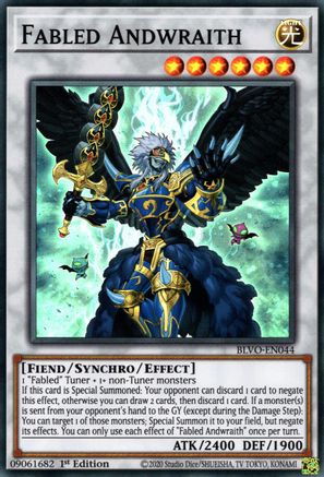 Fabled Andwraith (BLVO-EN044) - Blazing Vortex 1st Edition