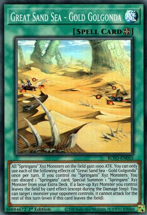 Great Sand Sea - Gold Golgonda (BLVO-EN055) - Blazing Vortex 1st Edition