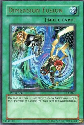 Dimension Fusion (IOC-094) - Invasion of Chaos 1st Edition