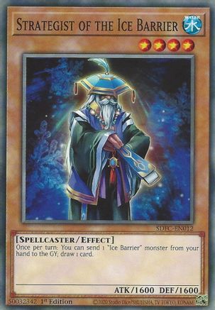 Strategist of the Ice Barrier (SDFC-EN012) - Structure Deck: Freezing Chains 1st Edition