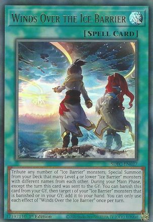 Winds Over the Ice Barrier (SDFC-EN027) - Structure Deck: Freezing Chains 1st Edition