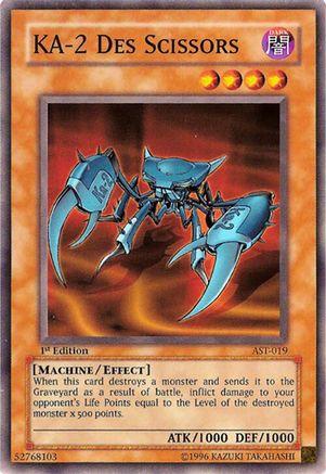 KA-2 Des Scissors (AST-019) - Ancient Sanctuary 1st Edition