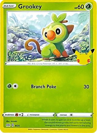 Grookey 8/25 - McDonalds Collection 2021