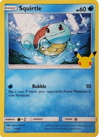 Squirtle 17/25 - McDonalds Collection 2021