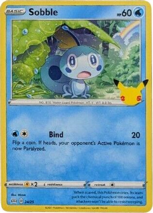 Sobble - 24/25 24/25 - McDonalds 25th Anniversary Promos