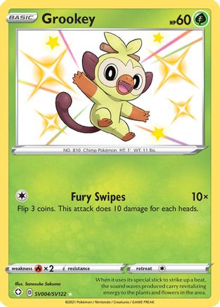 Grookey SV004/122 - Shiny Vault Holofoil