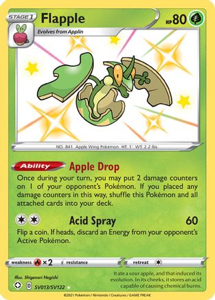 Flapple SV013/122 - Shiny Vault Holofoil