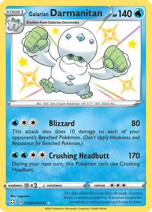 Galarian Darmanitan SV024/122 - Shiny Vault Holofoil