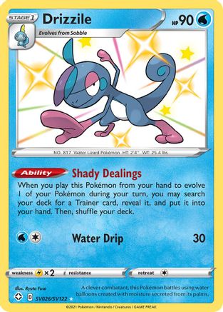 Drizzile SV026/122 - Shiny Vault Holofoil