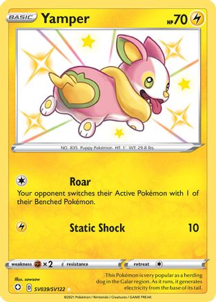 Yamper SV039/122 - Shining Fates Shiny Vault Holofoil