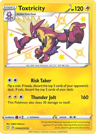 Toxtricity SV042/122 - Shining Fates Shiny Vault Holofoil