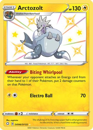 Arctozolt SV046/122 - Shiny Vault Holofoil