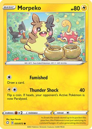 Morpeko (035) 35/72 - Shining Fates Reverse Holofoil