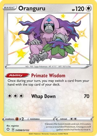 Oranguru SV098/122 - Shiny Vault Holofoil