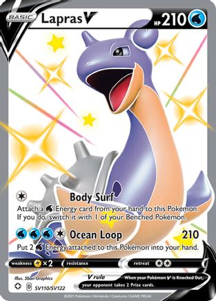 Lapras V SV110/122 - Shiny Vault Holofoil