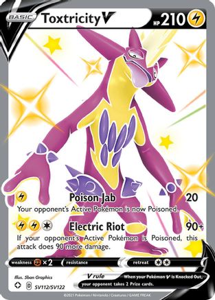 Toxtricity V SV112/122 - Shining Fates Shiny Vault Holofoil