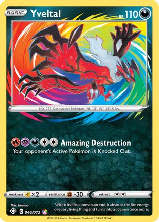 Yveltal 46/72 - Shining Fates Holofoil