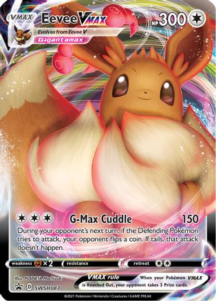 Eevee VMAX SWSH087/307 - SWSH Black Star Promos Holofoil