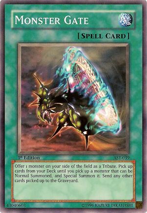 Monster Gate (AST-039) - Ancient Sanctuary 1st Edition