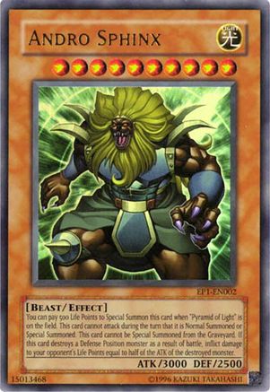 Andro Sphinx (EP1-EN002) - Yu-Gi-Oh! Movie Exclusive Pack Unlimited